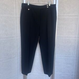 Veronica Beard Black/Silver Renzo Pants sz 16